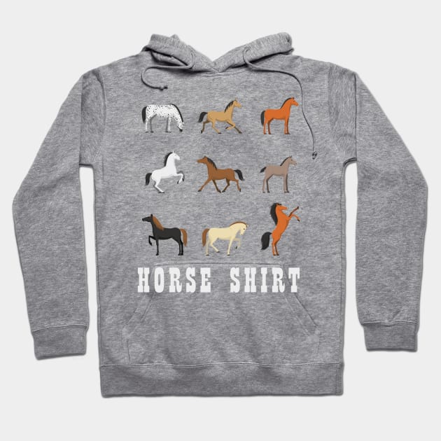 Horse Shirt Hoodie by n23tees